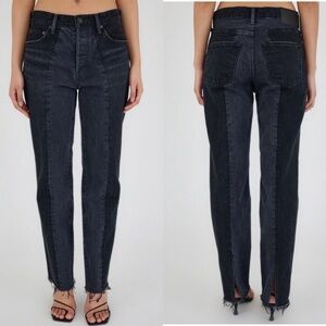 NWT Moussy Hearthstone Straight Jean in Black
